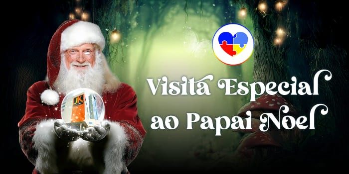 JK Shopping promove Natal Inclusivo com atendimento adaptado para crianças com TEA 