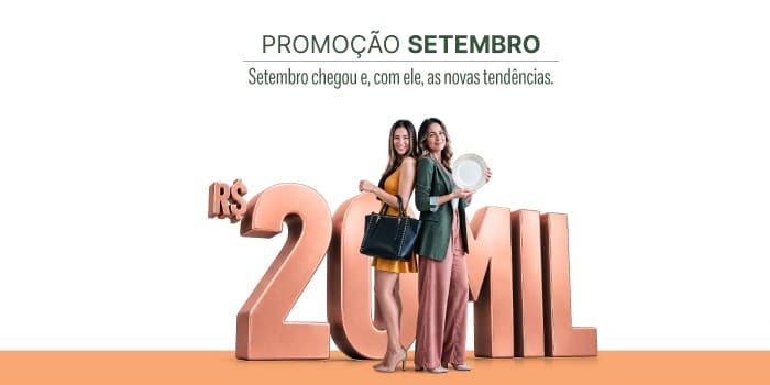 Concorra a 20 mil reais no mês de setembro