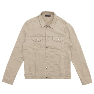 JAQUETA MASCULINA  DENIM AREIA