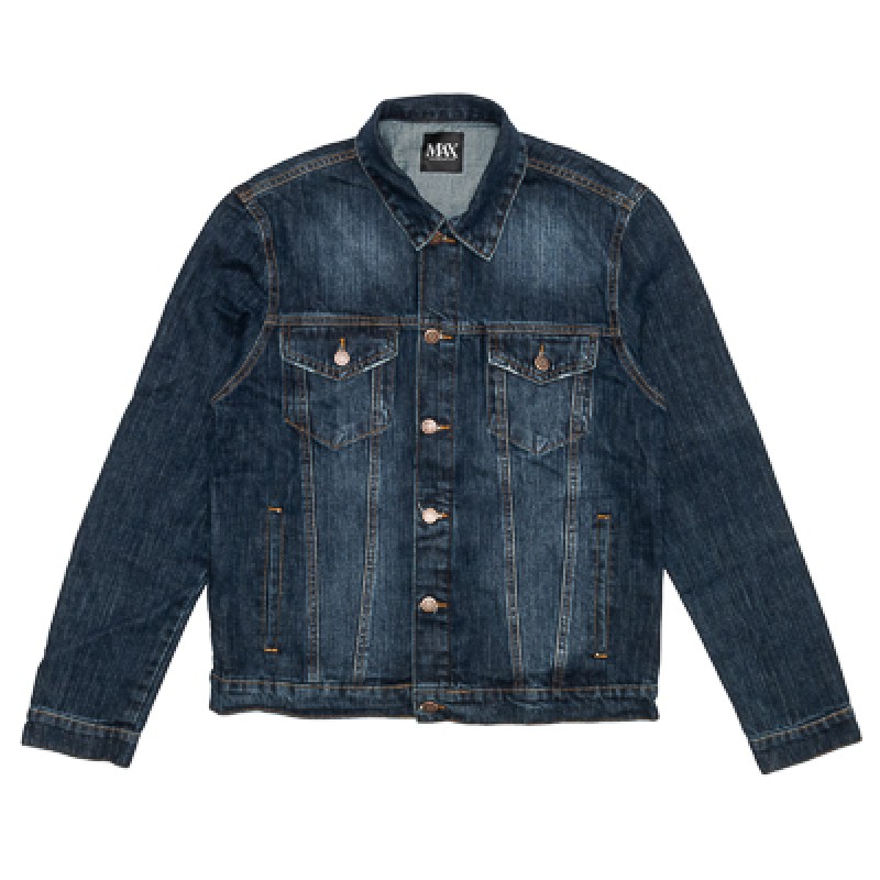 JAQUETA MASCULINA JEANS ESCURO