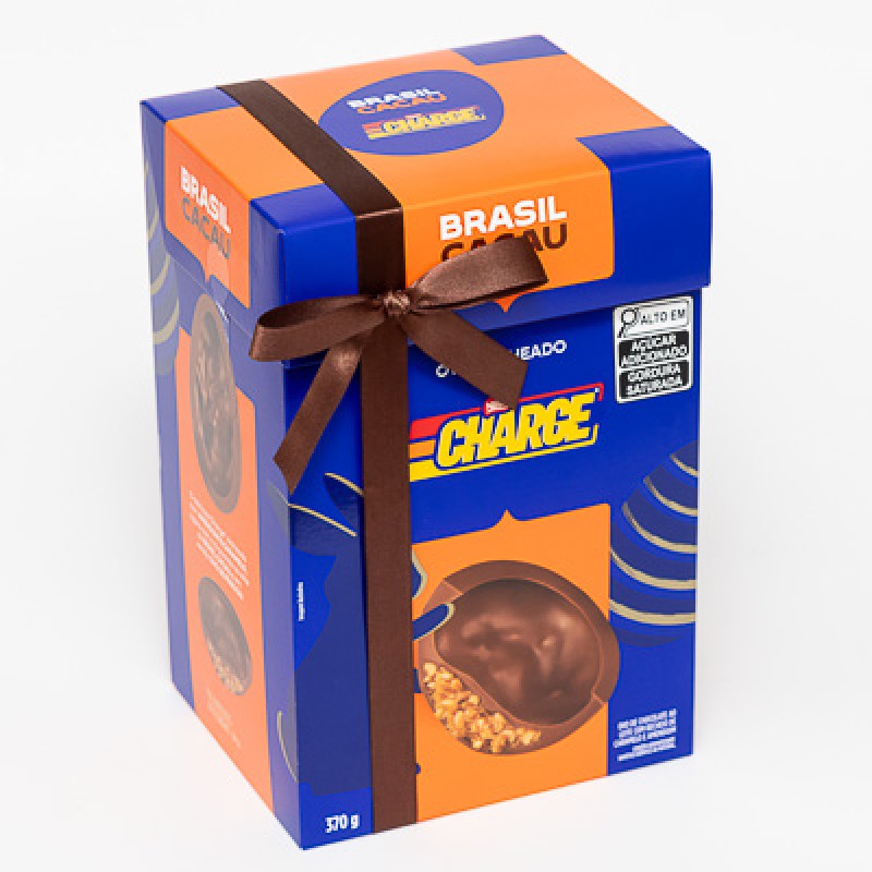 OVO DE PÁSCOA RECEHADO CHARGE 370G
