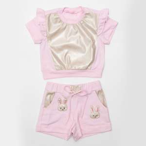 CONJUNTO BLUSA E SHORT COELHA