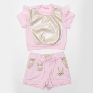 CONJUNTO BLUSA E SHORT COELHA