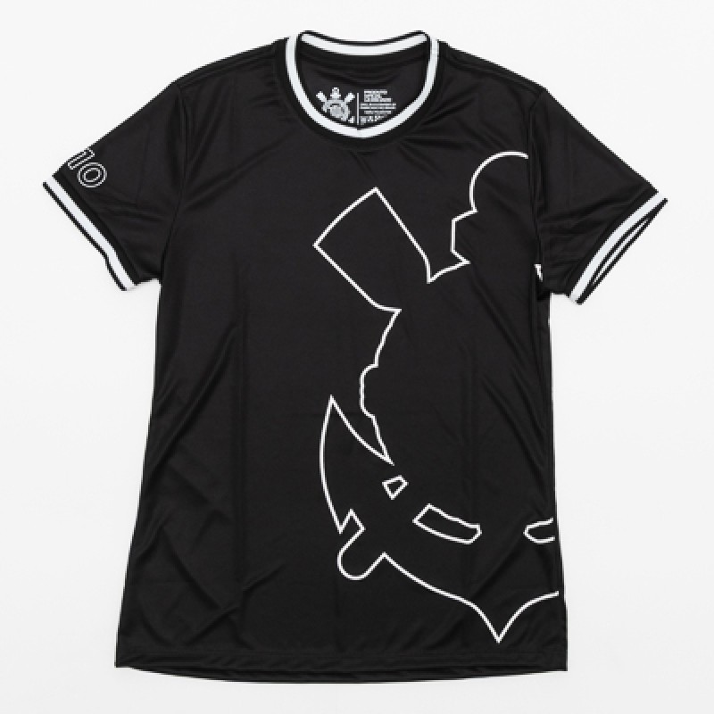 CAMISA CORINTHIANS BRASÃO BORDADO MASCULINA
