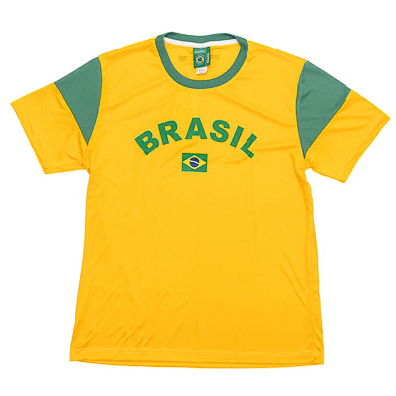 CAMISETA BRASIL DENGO AMR/VRD MASCULINA