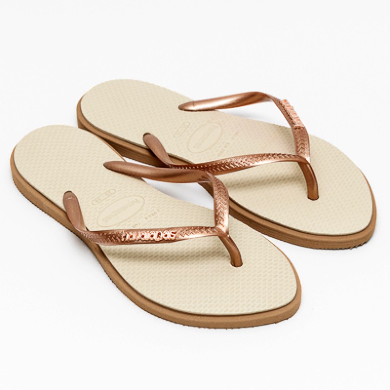 CHINELO HAVAIANAS SLIM POINT ROSE GOLD