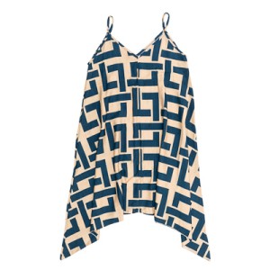 VESTIDO CREPE GEOMÉTRICO