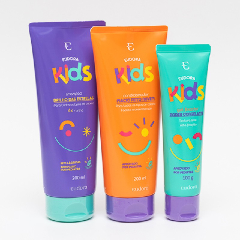 KIT SHAMPOO + CONDICIONADOR + GEL FIXADOR EUDORA