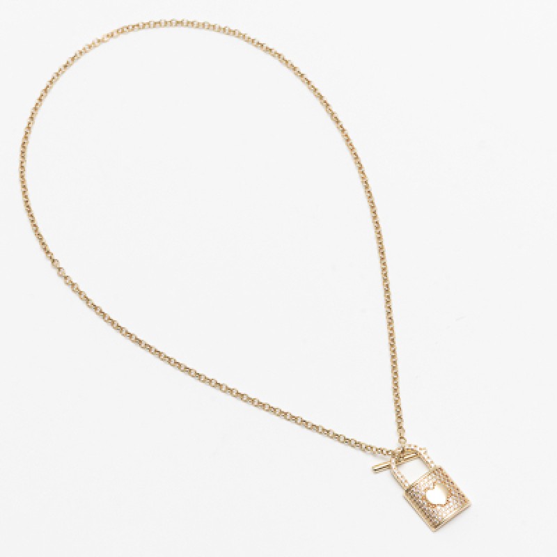 COLAR CRAVEJADO COM BANHO EM OURO