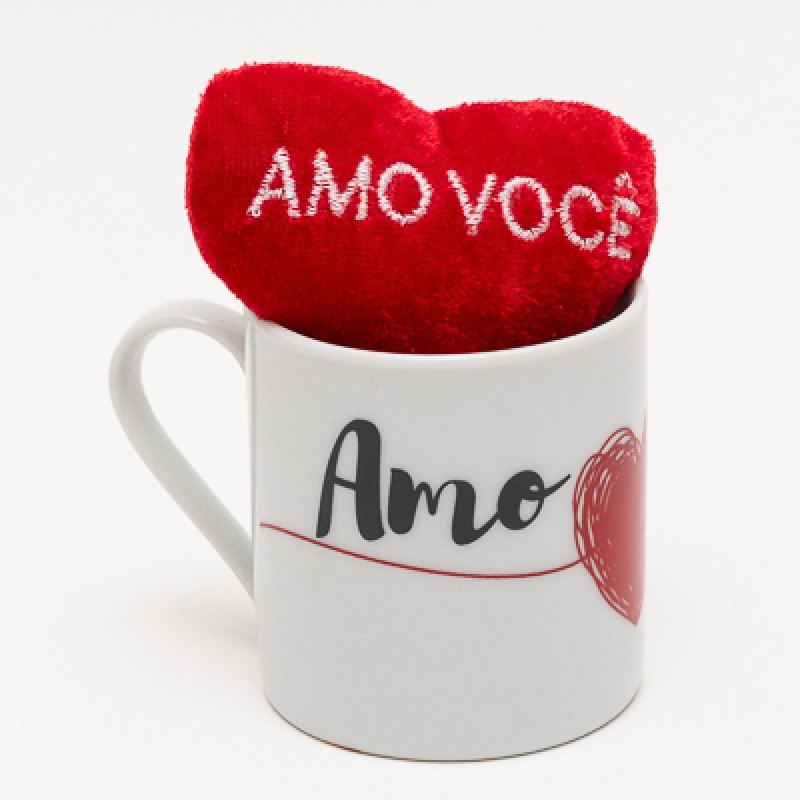 MINI CANECA COM CORAÇÃO