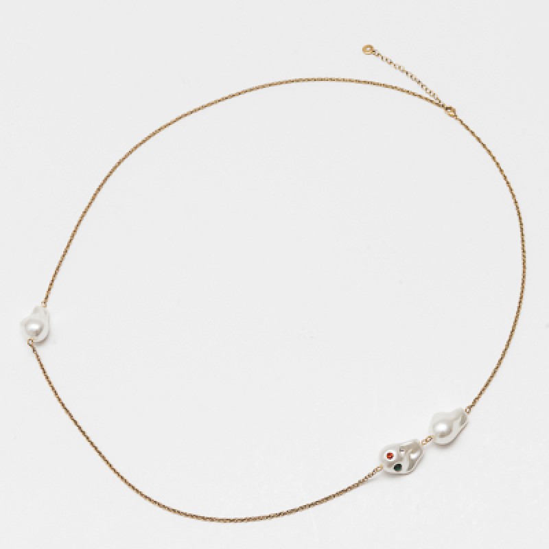 COLAR DOURADO PÉROLA