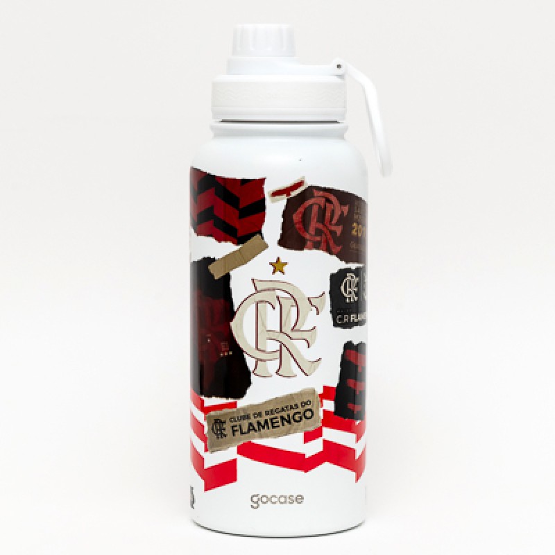 GARRAFA TÉRMICA FRESH GO CASE+ FLAMENGO 950 ML