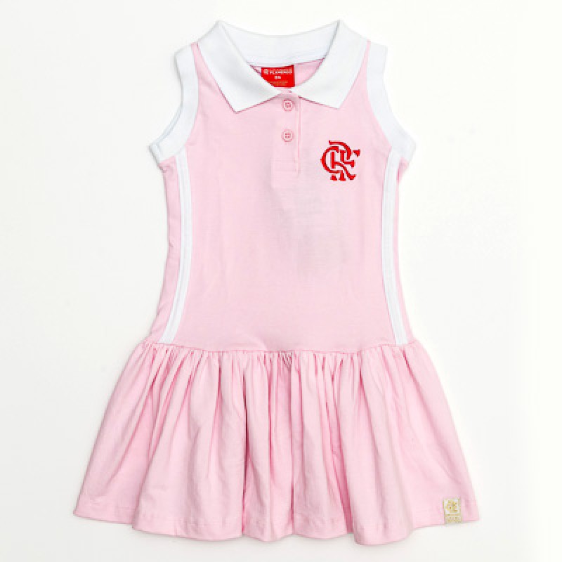 VESTIDO FLAMENGO CRF BORDADO