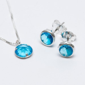 CONJUNTO PRINCESAS EM PRATA 925
