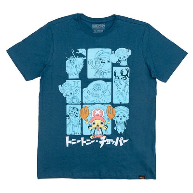 CAMISETA ONE PIECE CHOOPER AZUL