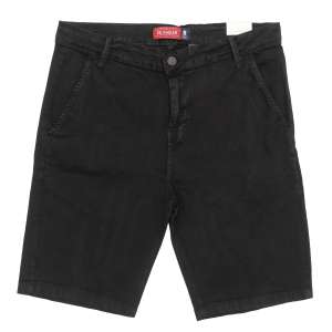 PW BERMUDA MASCULINA SARJA PRETA