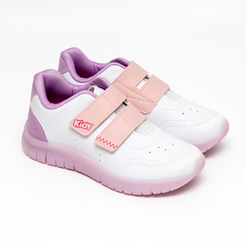 TÊNIS  KIDY LIGHT FUN (ROSA/LILÁS)
