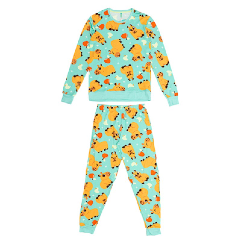 PIJAMA ECO CAPIVARA – ROSA