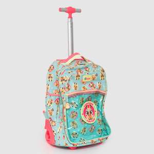 MOCHILA COM RODINHA CAPIVARA