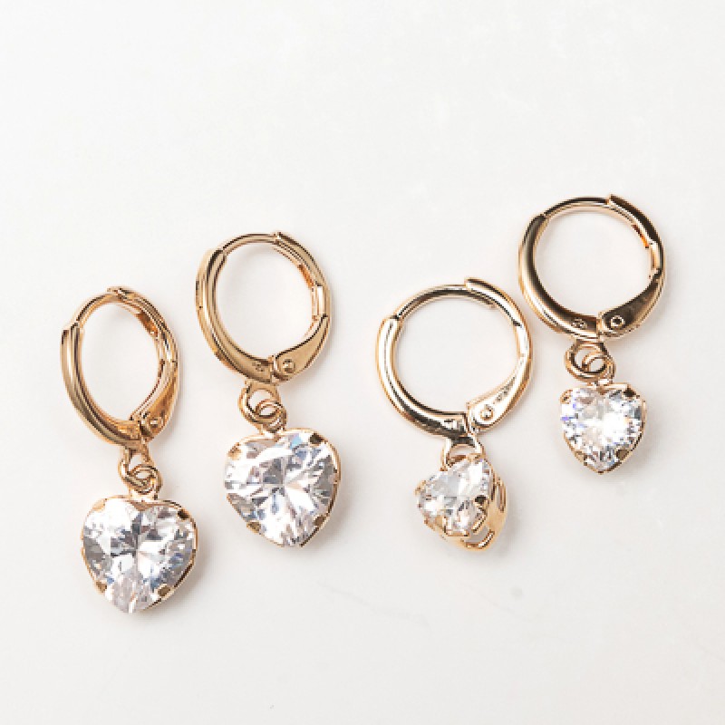 KIT BRINCO CORAÇÃO ZIRCONIA