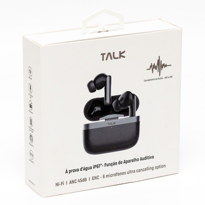 FONE  PROVA D’AGUA, 10 FUNÇÕES, 32 HORAS AUTONOMIA