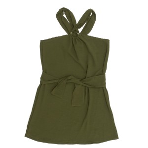 VESTIDO ARGOLA LISO