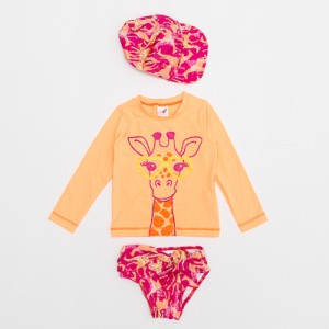 KIT 3 PEÇAS (CAMISETA/ CALCINHA/ BONÉ 2T)