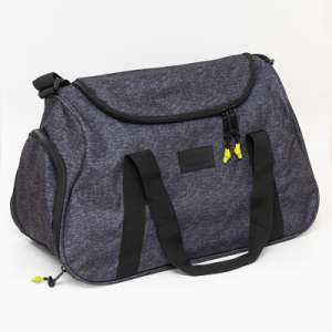 SACOLA DE VIAGEM C/ BOLSO ORGANIZADOR E ALÇA TRANSVERSAL CINZA