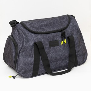 SACOLA DE VIAGEM C/ BOLSO ORGANIZADOR E ALÇA TRANSVERSAL CINZA