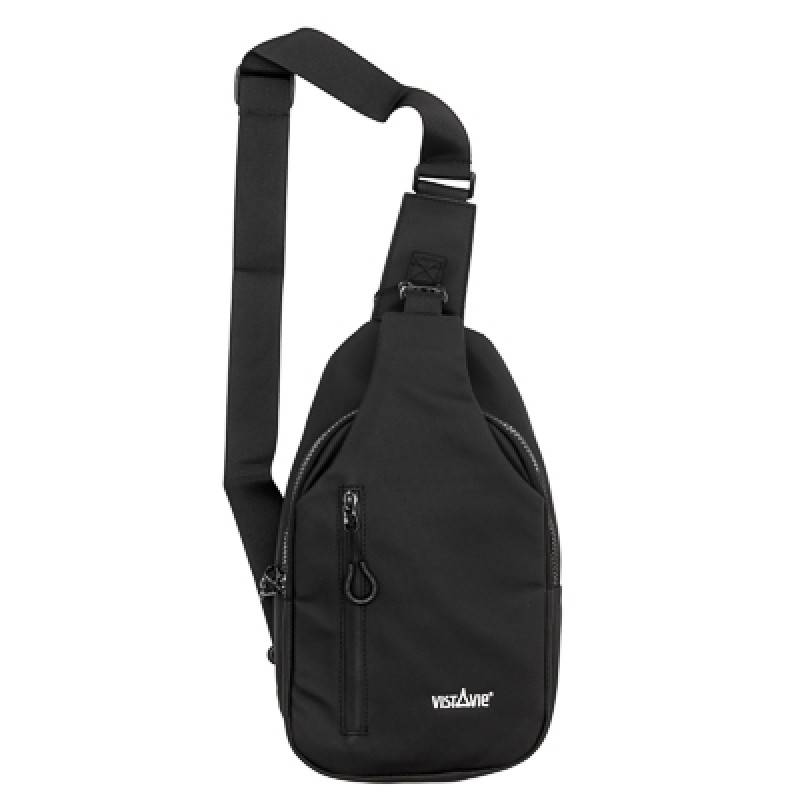 MOCHILA TRANSVERSAL EM P.V P/ VIAGEM MASCULINA