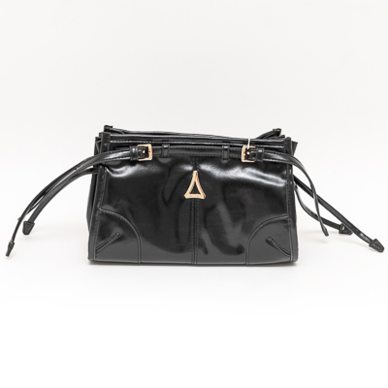 BOLSA DE MATELASSÊ PRETA ALÇA TRANSVERSAL