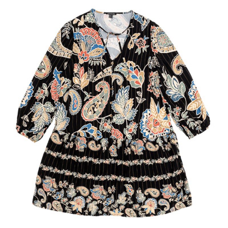 VESTIDO CURTO ESTAMPADO FATIMA LUREY