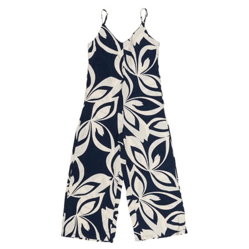 MACACÃO LONGO BICOLOR AZUL MARINHO