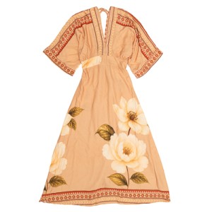 VESTIDO LONGO – ESTAMPA FLOR CAMÉLIA